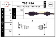Вал EAI T68149A