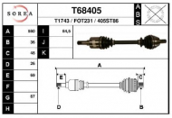 Вал EAI T68405