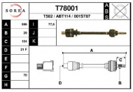Вал EAI T78001