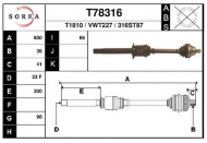 Вал EAI T78316