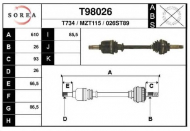 Вал EAI T98026