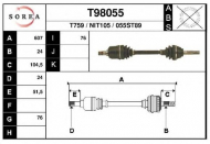 Вал EAI T98055
