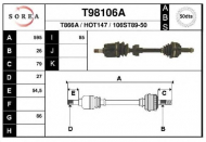 Вал EAI T98106A