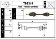 Вал EAI T98314