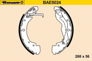 Комлект тормозных накладок BARUM BAE5024