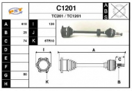 Вал SNRA C1201
