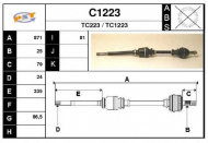 Вал SNRA C1223