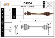 Вал SNRA D1504