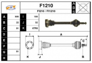 Вал SNRA F1210