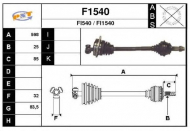 Вал SNRA F1540