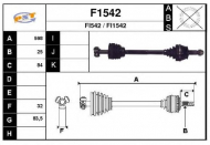 Вал SNRA F1542