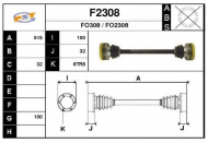 Вал SNRA F2308