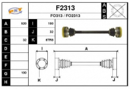Вал SNRA F2313
