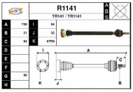 Вал SNRA R1141