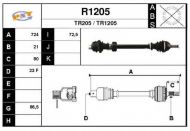 Вал SNRA R1205