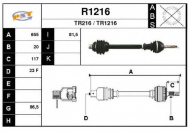 Вал SNRA R1216
