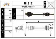 Вал SNRA R1217