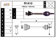 Вал SNRA R1412