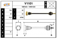 Вал SNRA V1101