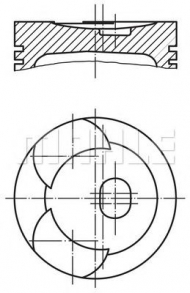 Поршень PERFECT CIRCLE 56 11878 0