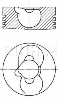 Поршень PERFECT CIRCLE 59 73558 0