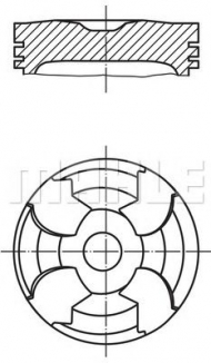 Поршень PERFECT CIRCLE 56 11868 0