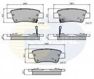 Комплект тормозных колодок COMLINE CBP31674
