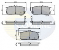 Комплект тормозных колодок COMLINE CBP3955