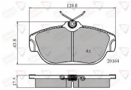 Комплект тормозных колодок COMLINE ADB0590