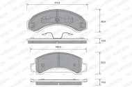 Комплект тормозных колодок WEEN 151-2403