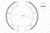 Комлект тормозных накладок WEEN 152-2112
