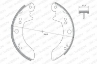 Комлект тормозных накладок WEEN 152-2215