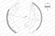 Комлект тормозных накладок WEEN 152-2227
