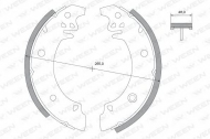 Комлект тормозных накладок WEEN 152-2244