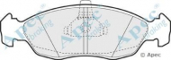 Комплект тормозных колодок APEC braking PAD1006