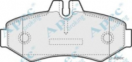 Комплект тормозных колодок APEC braking PAD1104