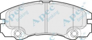 Комплект тормозных колодок APEC braking PAD1135