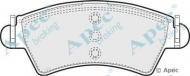 Комплект тормозных колодок APEC braking PAD1231