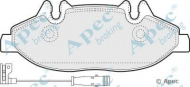 Комплект тормозных колодок APEC braking PAD1401