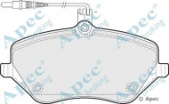 Комплект тормозных колодок APEC braking PAD1404