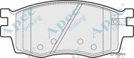 Комплект тормозных колодок APEC braking PAD1491