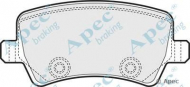 Комплект тормозных колодок APEC braking PAD1566