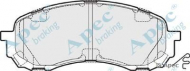 Комплект тормозных колодок APEC braking PAD1644