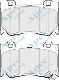 Комплект тормозных колодок APEC braking PAD1709