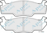 Комплект тормозных колодок APEC braking PAD354