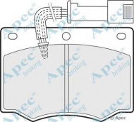 Комплект тормозных колодок APEC braking PAD529