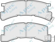 Комплект тормозных колодок APEC braking PAD733