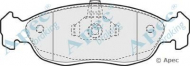 Комплект тормозных колодок APEC braking PAD951