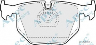 Комплект тормозных колодок APEC braking PAD956