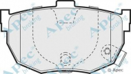 Комплект тормозных колодок APEC braking PAD999